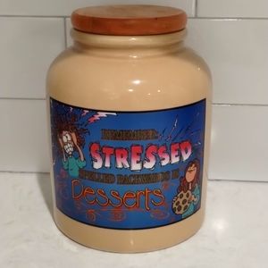 House of Lloyd Cookie Jar Stressed Desserts 🍪